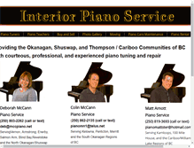 Tablet Screenshot of interiorpianoservice.com